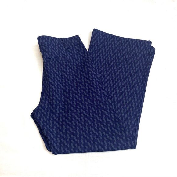 Betabrand blue print bootcut yoga dress pants size MP - Picture 8 of 16